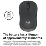 Logitech M240 1000dpi Silent Wireless Bluetooth Mouse - Image 7