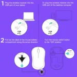 Logitech M275 1000dpi 2.4GHz Wireless Mouse with USB - Image 8