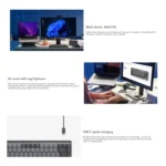 Logitech MX Mini Compact Smart Backlit Wireless Bluetooth Mechanical Keyboard - Image 7