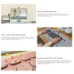 罗技 PEBBLE 2 COMBO Thin and Light Wireless Slim Bluetooth Keyboard and Mouse Set - Image 4