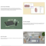 罗技 PEBBLE 2 COMBO Thin and Light Wireless Slim Bluetooth Keyboard and Mouse Set - Image 5