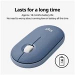 Logitech PEBBLE M350 1000DPI Ultra-Thin Dual-Mode Wireless Bluetooth Mouse - Image 6