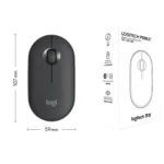 Logitech PEBBLE M350 1000DPI Ultra-Thin Dual-Mode Wireless Bluetooth Mouse - Image 10