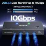 KCEVE KC-KVM203TCC USB 3.2 Dual Monitor 4K 60Hz KVM Switch - Image 6