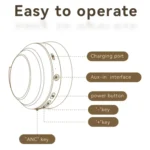 GT10 Zero Pressure BT5.4 Wireless Stereo ANC Headphones - Image 13