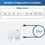HST-2A1CTS 5 in 1 USB 3.0 Detachable Magnetic Docking Station - Image 7