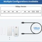 HST-3A1C 4 in 1 USB 3.0 Detachable Magnetic Docking Station - Image 7