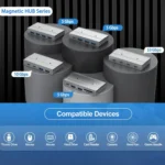 HST-3A1C 4 in 1 USB 3.0 Detachable Magnetic Docking Station - Image 9