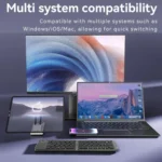 Yesido KB27 Ultra Slim Mini Two-Fold Portable Bluetooth Keyboard - Image 9