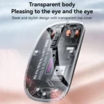 Yesido KB29 Transparent Bluetooth Dual Mode Wireless Mouse - Image 4