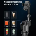 Yesido C273 2 in 1 Car Water Cup Phone Holder - Image 5