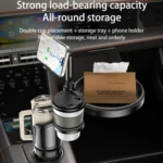 Yesido C274 4 in 1 Car Multi-function Tray Water Cup Phone Holder - Image 4