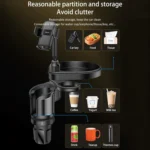 Yesido C274 4 in 1 Car Multi-function Tray Water Cup Phone Holder - Image 8