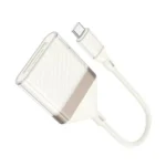 hoco UA40A Crystal 2 in 1 Type-C to SD and TF Card Reader - Image 4