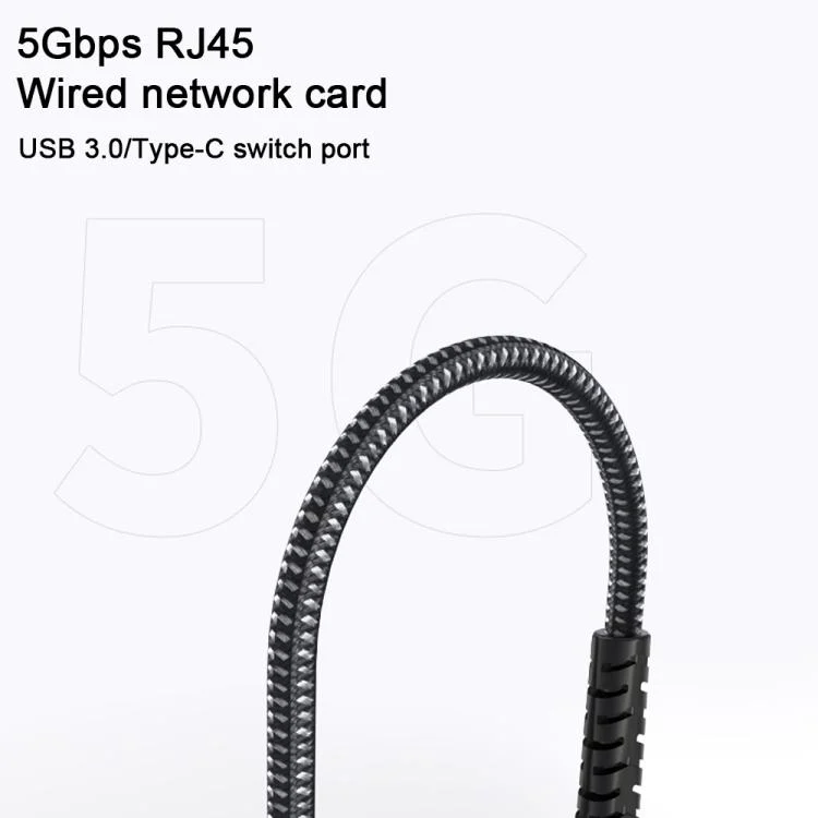 EDA008524601A_3.webp USB -C / Type-C Elbow to RJ45 Aluminum Alloy Shell Ethernet HUB Adapter - Image 4