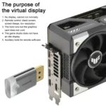 DOONJIEY DisplayPort Interface Graphics Card Spoofer Display Emulator Virtual Monitor with Indicator Light - Image 4