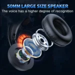 ONIKUMA X88 Head-mounted RGB Light E-Sports Gaming Headset, Cable Length: 2.2m - Image 5