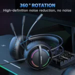 ONIKUMA X88 Head-mounted RGB Light E-Sports Gaming Headset, Cable Length: 2.2m - Image 6