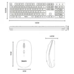 Yesido KB42 2.4G Business Wireless Keyboard Mouse Set - Image 13