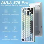 AULA S75 Pro 80 Keys wired/2.4G/Bluetooth Three Model Customizable Gradient Mechanical Keyboard - Image 2