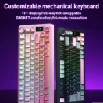 AULA S75 Pro 80 Keys wired/2.4G/Bluetooth Three Model Customizable Gradient Mechanical Keyboard - Image 3