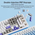 AULA F108 108 Keys Wired/2.4G/Bluetooth Three Model Customizable RGB Gaming Mechanical Keyboard - Image 7