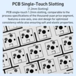 AULA F108 108 Keys Wired/2.4G/Bluetooth Three Model Customizable RGB Gaming Mechanical Keyboard - Image 9