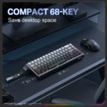 ONIKUMA G69 68 Keys RGB Lighting Wired Magnetic Axis Keyboard - Image 5