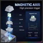 ONIKUMA G69 68 Keys RGB Lighting Wired Magnetic Axis Keyboard - Image 9