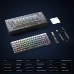 ONIKUMA G69 68 Keys RGB Lighting Wired Magnetic Axis Keyboard - Image 10