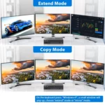 KCEVE KC-KVM403DH 4 IN 1 OUT DP/HD USB 3.0 4K 144Hz KVM Switch - Image 5