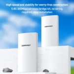 COMFAST CF-E113A V2 5.8GHz 300Mbps 11dBi Monitoring Bridge WiFi Repeater Set - Image 2