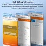 COMFAST CF-E113A V2 5.8GHz 300Mbps 11dBi Monitoring Bridge WiFi Repeater Set - Image 13