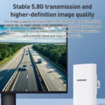 COMFAST CF-E113A V2 5.8GHz 300Mbps 11dBi Monitoring Bridge WiFi Repeater Set - Image 7