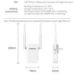 COMFAST CF-WR301S V3 300Mbps Wireless Repeater Router WiFi Signal Amplifier - Image 13