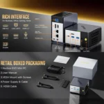 GMKtec EVO-X1 AI Mini PC, AMD Ryzen AI 9 HX 370, Radeon 890M, Oculink Port - Image 8