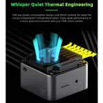 GMK NucBox Windows 10 System Mini PC, Intel Celeron J4125 Quad Core 64bit 14nm 2GHz-2.7GHz, Support WiFi & Bluetooth & RJ45, - Image 16