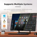 GMK NucBox Windows 10 System Mini PC, Intel Celeron J4125 Quad Core 64bit 14nm 2GHz-2.7GHz, Support WiFi & Bluetooth & RJ45, - Image 17