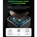 GMK NucBox Windows 10 System Mini PC, Intel Celeron J4125 Quad Core 64bit 14nm 2GHz-2.7GHz, Support WiFi & Bluetooth & RJ45, - Image 9