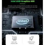 GMK NucBox Windows 10 System Mini PC, Intel Celeron J4125 Quad Core 64bit 14nm 2GHz-2.7GHz, Support WiFi & Bluetooth & RJ45, - Image 10