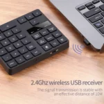 533 35 Keys 2.4G Ultra-thin Design Wireless Charging Digital Keyboard - Image 7