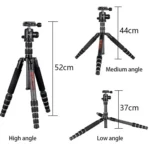 BEXIN BX255C K30 Portable Carbon Fiber Tripod for Camera Dslr - Image 2