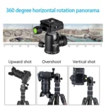 BEXIN BX255C K30 Portable Carbon Fiber Tripod for Camera Dslr - Image 12