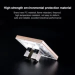 CAT.6 Shielded Pass-through Network Module, Single Port Panel + Shielded Pass-through - Image 5