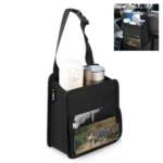 FUNADD Portable Folding Car Back Seat Hook Storage Box