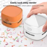 4W Hardcover Rechargeable Style Portable Handheld Wireless Mini Desktop Vacuum Cleaner - Image 7
