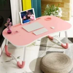 Foldable Non-slip Laptop Desk Table Stand with Card Slot & Cup Slot - Image 2