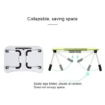 Foldable Non-slip Laptop Desk Table Stand with Card Slot & Cup Slot - Image 3