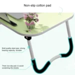 Foldable Non-slip Laptop Desk Table Stand with Card Slot & Cup Slot - Image 5