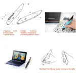 2.4GHz Innovative Pen-style Handheld Wireless Smart Mouse for PC Laptop - Image 2